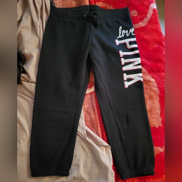 Vs pink vintage sweatpants, size large. - Picture 5 of 8